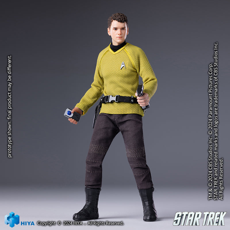 HIYA Exquisite Super Series 1/12 Scale 6 Inch STAR TREK 2009 Chekov Action Figure