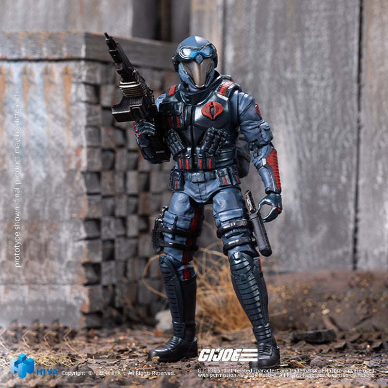 HIYA Exquisite Mini Series 1/18 Scale 4 Inch G.I.Joe Cobra Viper Action Figure