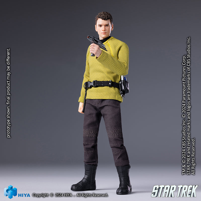 HIYA Exquisite Super Series 1/12 Scale 6 Inch STAR TREK 2009 Chekov Action Figure