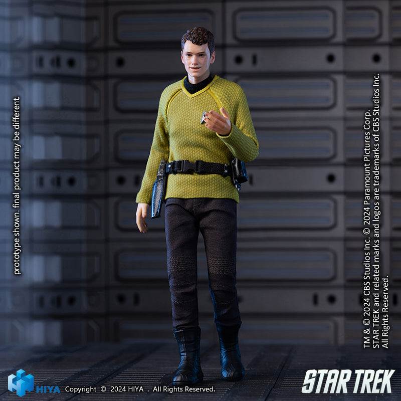 HIYA Exquisite Super Series 1/12 Scale 6 Inch STAR TREK 2009 Chekov Action Figure