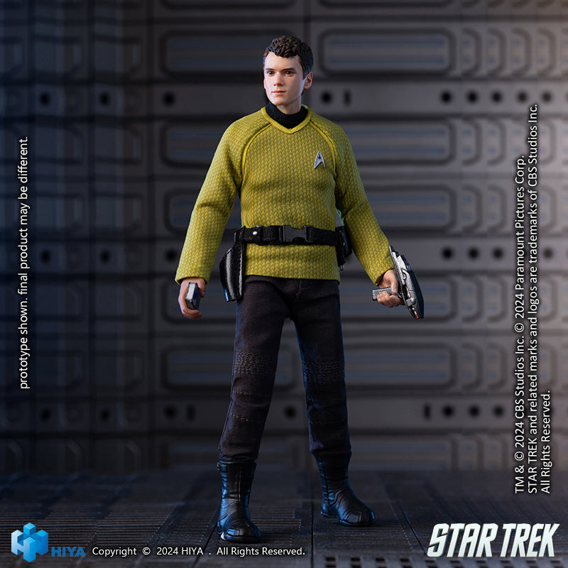 HIYA Exquisite Super Series 1/12 Scale 6 Inch STAR TREK 2009 Chekov Action Figure