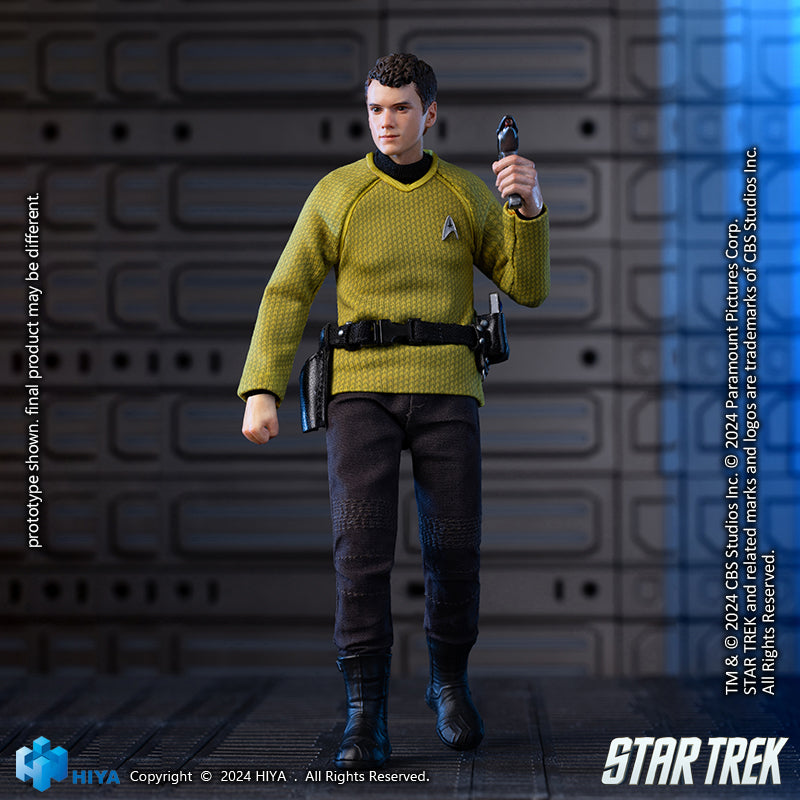 HIYA Exquisite Super Series 1/12 Scale 6 Inch STAR TREK 2009 Chekov Action Figure