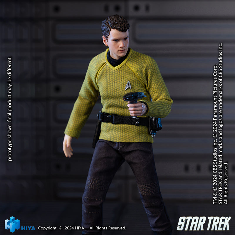 HIYA Exquisite Super Series 1/12 Scale 6 Inch STAR TREK 2009 Chekov Action Figure