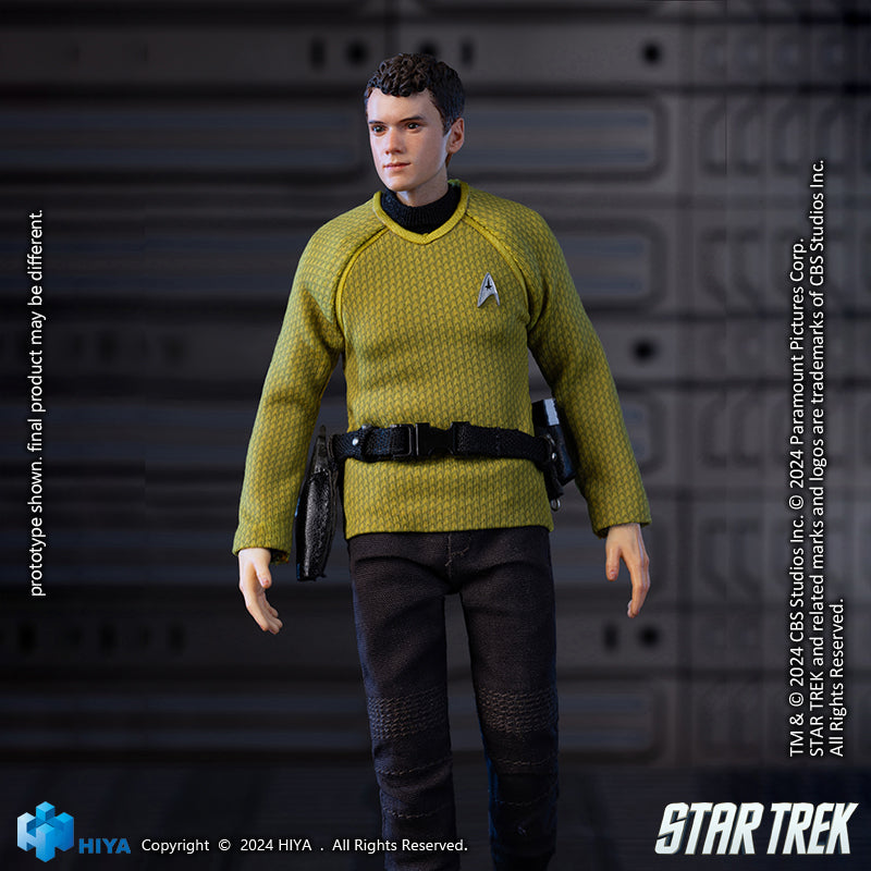 HIYA Exquisite Super Series 1/12 Scale 6 Inch STAR TREK 2009 Chekov Action Figure