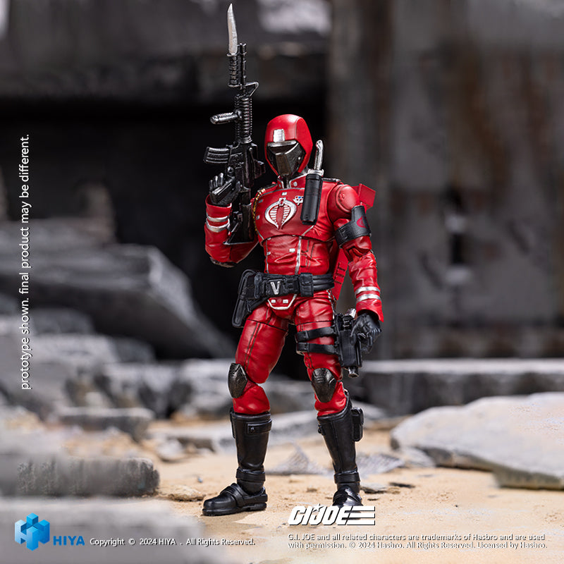 HIYA Exquisite Mini Series 1/18 Scale 4 Inch G.I.Joe Crimson Guard Action Figure