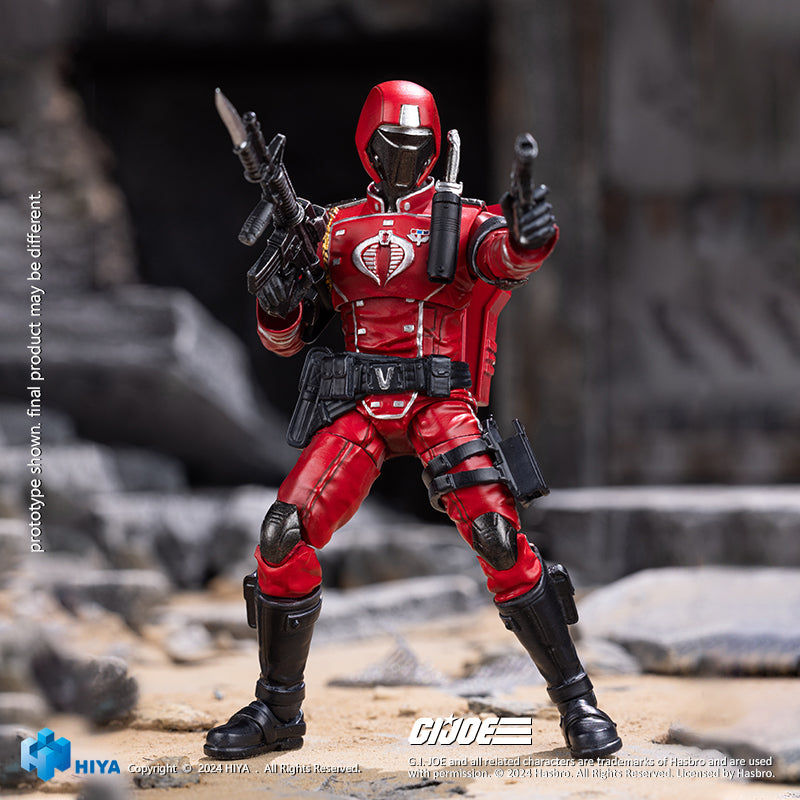 HIYA Exquisite Mini Series 1/18 Scale 4 Inch G.I.Joe Crimson Guard Action Figure