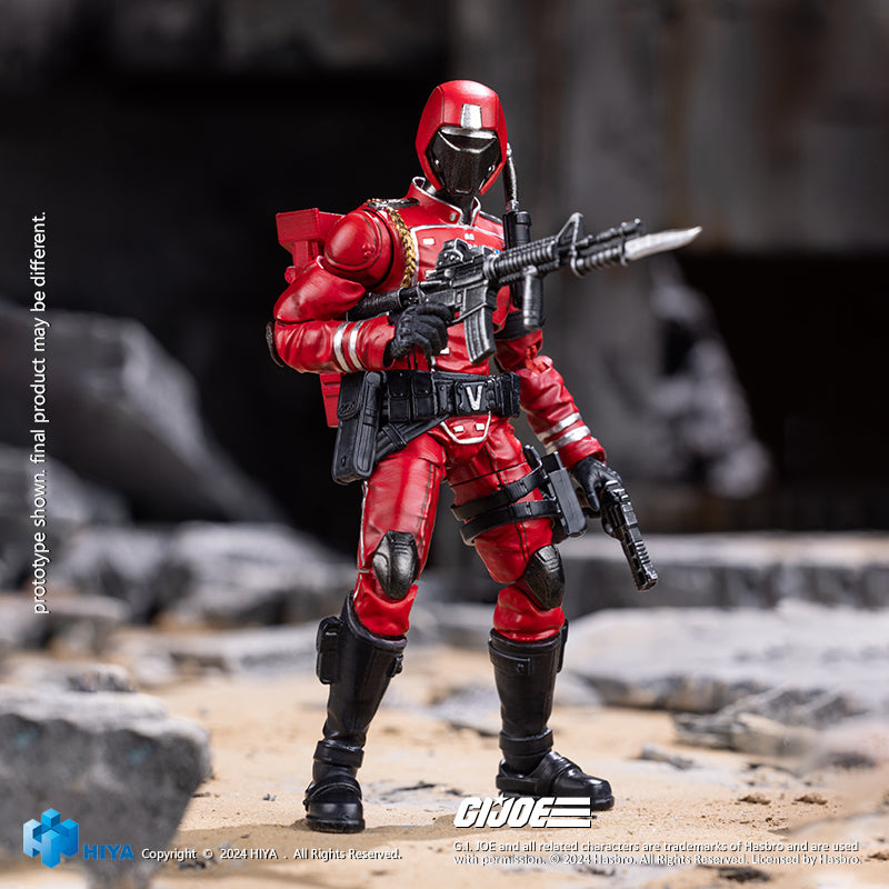 HIYA Exquisite Mini Series 1/18 Scale 4 Inch G.I.Joe Crimson Guard Action Figure