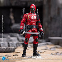 HIYA Exquisite Mini Series 1/18 Scale 4 Inch G.I.Joe Crimson Guard Action Figure