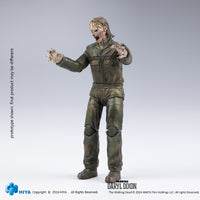 HIYA Exquisite Mini Series 1/18 Scale 4 Inch The Walking Dead  Daryl Dixon Dark Eyes Walker Action Figure