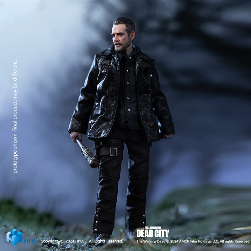 HIYA Exquisite Super 1/12 Scale 6 Inch The Walking Dead  Dead City Negan Action Figure