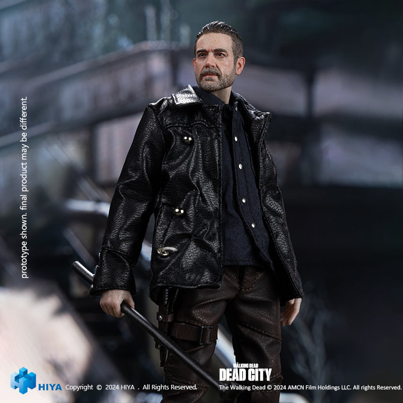 HIYA Exquisite Super 1/12 Scale 6 Inch The Walking Dead  Dead City Negan Action Figure