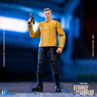 HIYA Exquisite Mini Series 1/18 Scale 4 Inch Star Trek Strange New Worlds Pike Action Figure