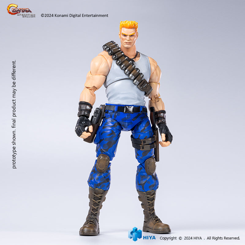 HIYA Exquisite Basic Series 1/12 Scale 6 Inch Contra Operation Galuga Bill Rizer Action Figure