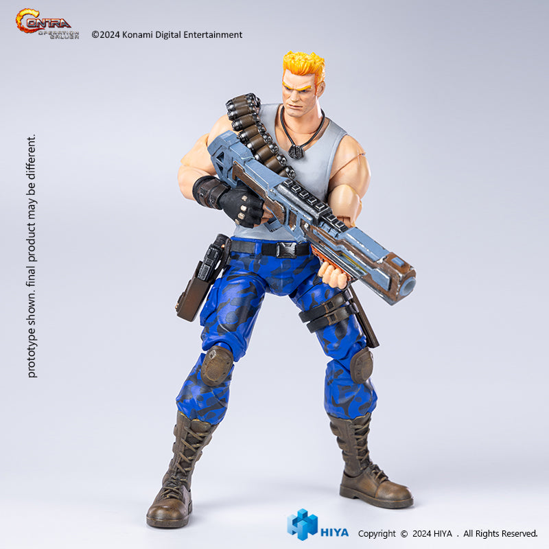 HIYA Exquisite Basic Series 1/12 Scale 6 Inch Contra Operation Galuga Bill Rizer Action Figure