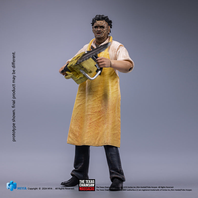 HIYA Exquisite Mini Series 1/18 Scale 4 Inch Texas Chainsaw Massacre 1974 LeatherFace - Killing Mask Standard Ver. Action Figure