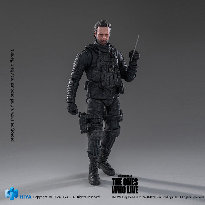 HIYA Exquisite Mini Series 1/18 Scale 4 Inch The Walking Dead The Ones Who Lived Rick Action Figure