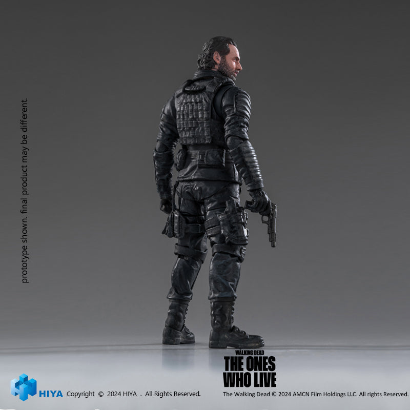 HIYA Exquisite Mini Series 1/18 Scale 4 Inch The Walking Dead The Ones Who Lived Rick Action Figure